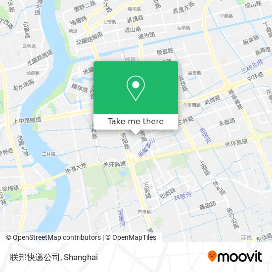 联邦快递公司 map