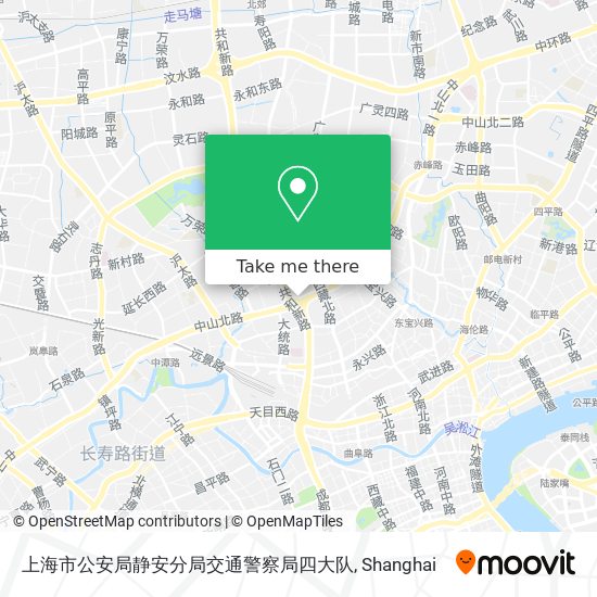 上海市公安局静安分局交通警察局四大队 map