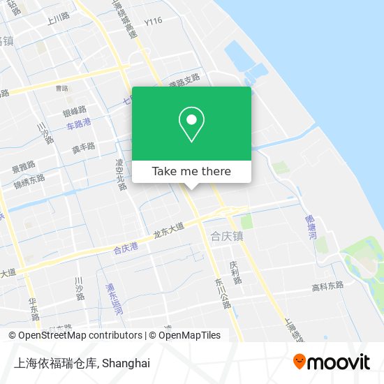 上海依福瑞仓库 map