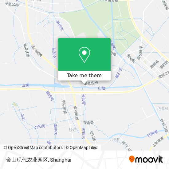 金山现代农业园区 map