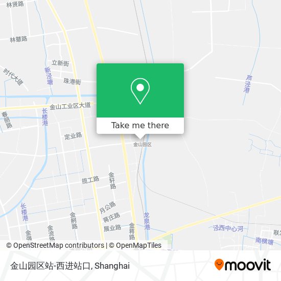 金山园区站-西进站口 map