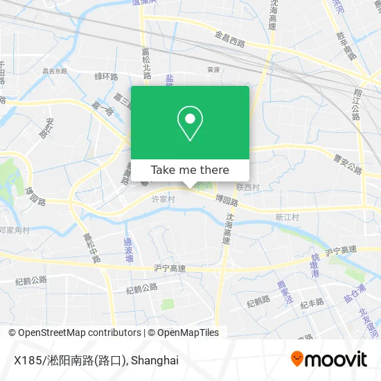 X185/淞阳南路(路口) map