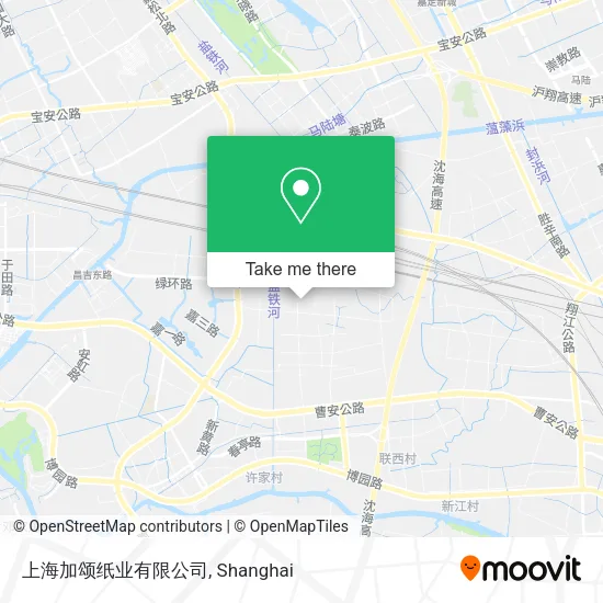 上海加颂纸业有限公司 map