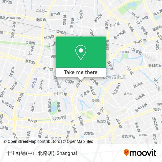 十里鲜铺(中山北路店) map