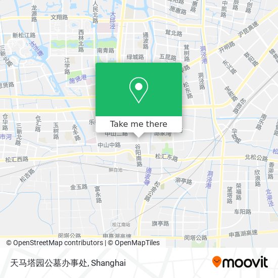 天马塔园公墓办事处 map