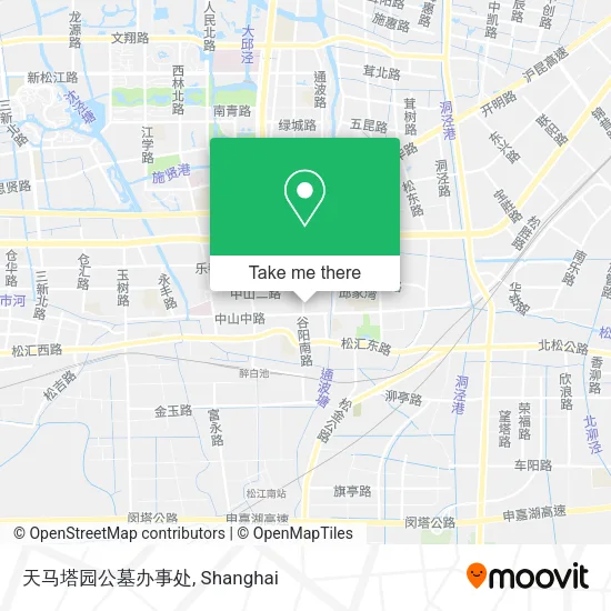 天马塔园公墓办事处 map
