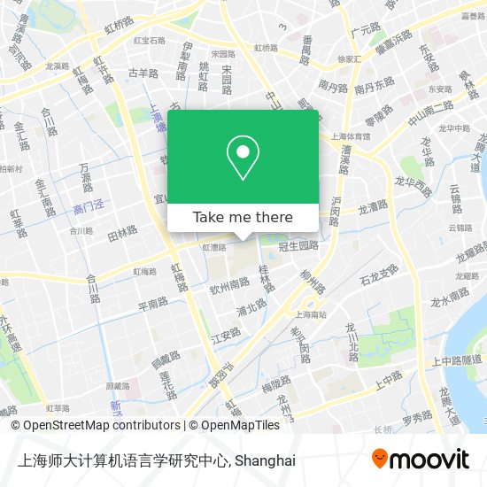 上海师大计算机语言学研究中心 map