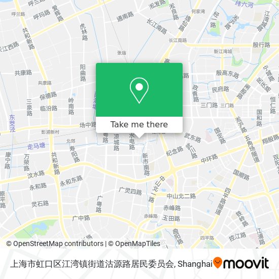 上海市虹口区江湾镇街道沽源路居民委员会 map