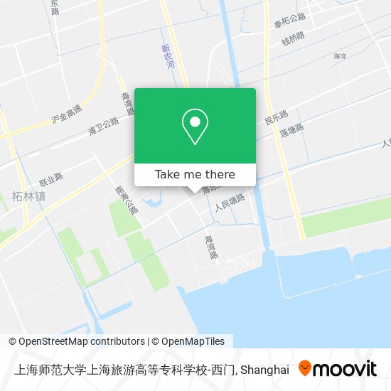 上海师范大学上海旅游高等专科学校-西门 map