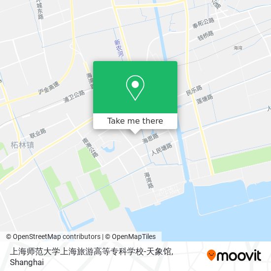 上海师范大学上海旅游高等专科学校-天象馆 map