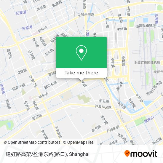 建虹路高架/盈港东路(路口) map