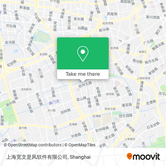 上海宽文是风软件有限公司 map