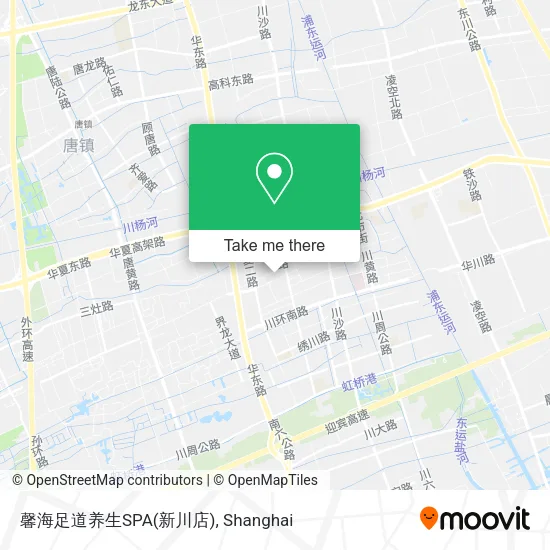 馨海足道养生SPA(新川店) map