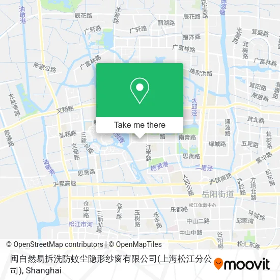 闽自然易拆洗防蚊尘隐形纱窗有限公司(上海松江分公司) map