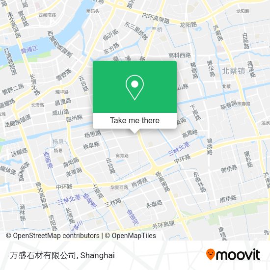 万盛石材有限公司 map