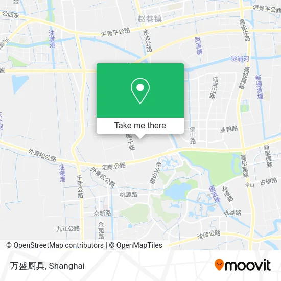万盛厨具 map