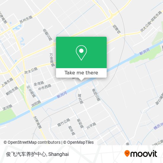 俊飞汽车养护中心 map