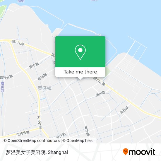 梦泾美女子美容院 map