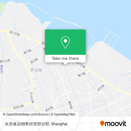 永浩食品销售经营部分部 map