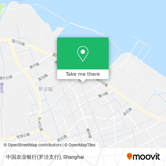 中国农业银行(罗泾支行) map