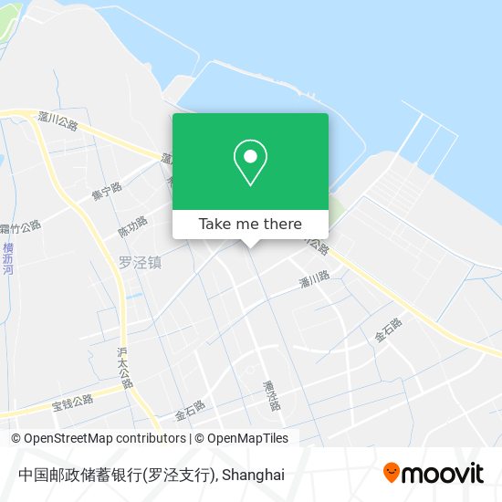 中国邮政储蓄银行(罗泾支行) map