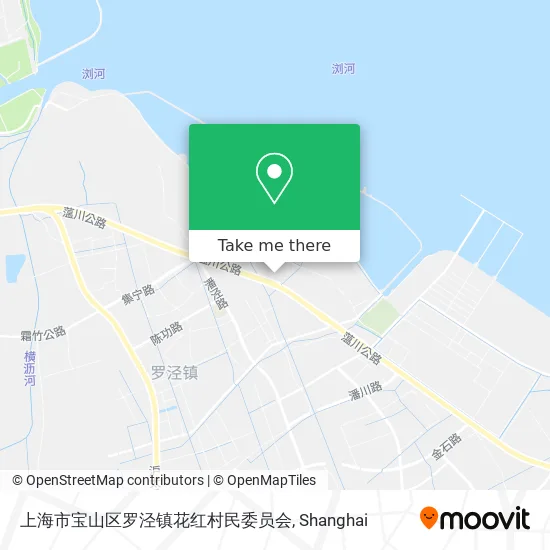 上海市宝山区罗泾镇花红村民委员会 map