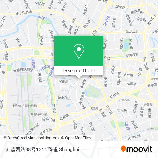 仙霞西路88号1315商铺 map