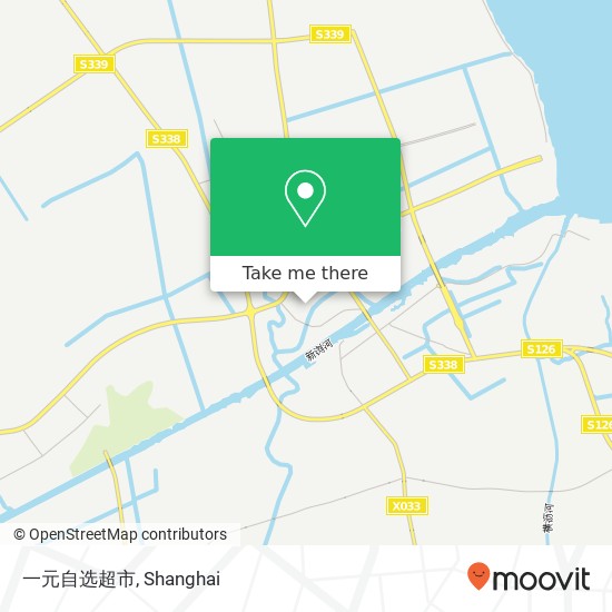 一元自选超市 map