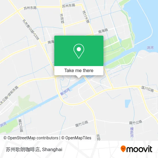 苏州歌朗咖啡店 map