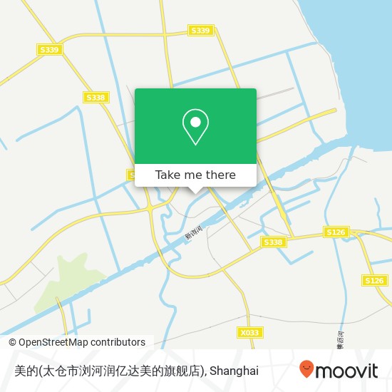 美的(太仓市浏河润亿达美的旗舰店) map