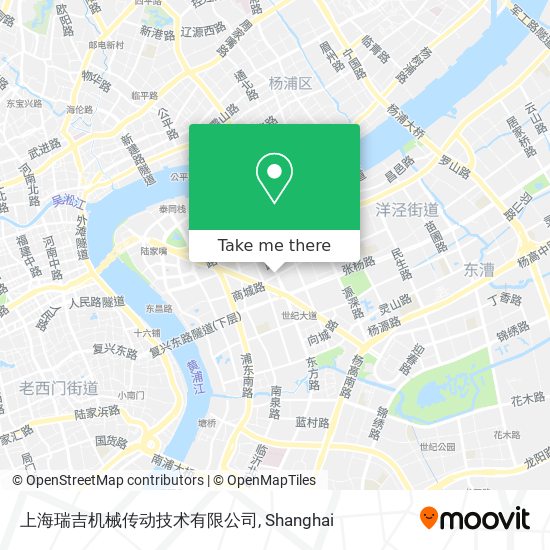 上海瑞吉机械传动技术有限公司 map