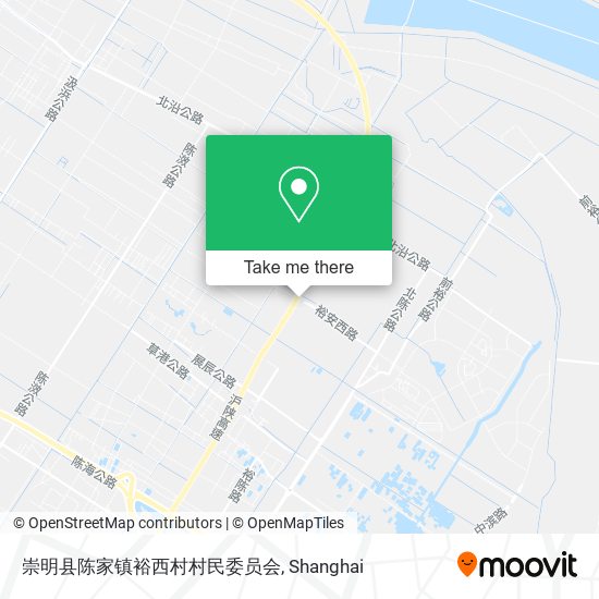 崇明县陈家镇裕西村村民委员会 map