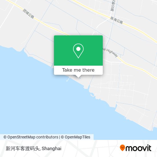 新河车客渡码头 map
