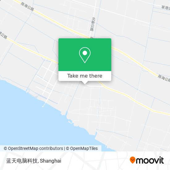 蓝天电脑科技 map