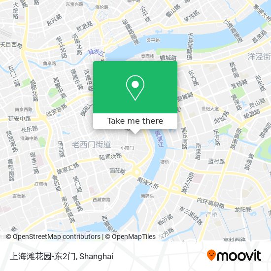 上海滩花园-东2门 map