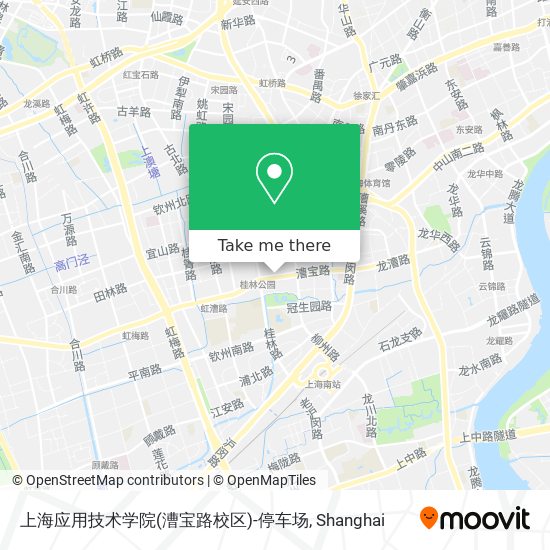 上海应用技术学院(漕宝路校区)-停车场 map
