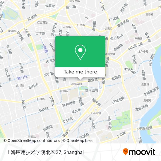 上海应用技术学院北区27 map