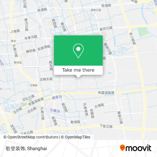 歌登装饰 map