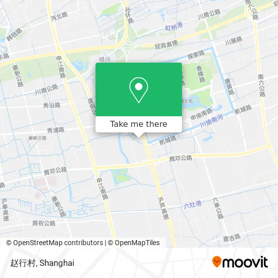 赵行村 map
