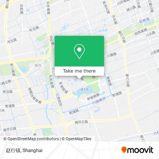 赵行镇 map