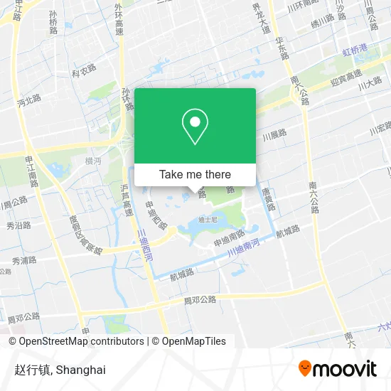 赵行镇 map