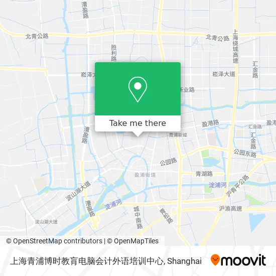 上海青浦博时教肓电脑会计外语培训中心 map