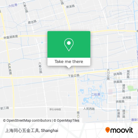 上海同心五金工具 map