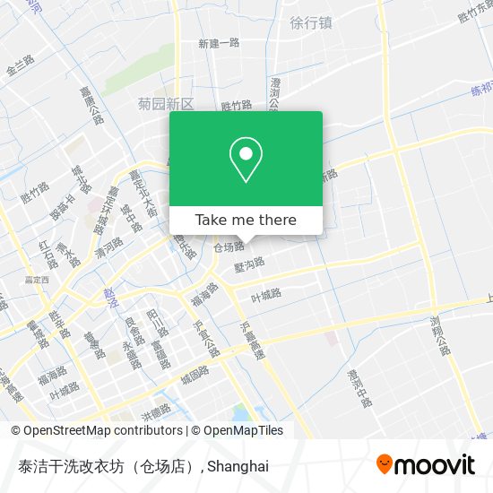 泰洁干洗改衣坊（仓场店） map