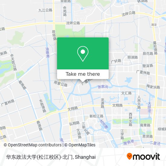 华东政法大学(松江校区)-北门 map