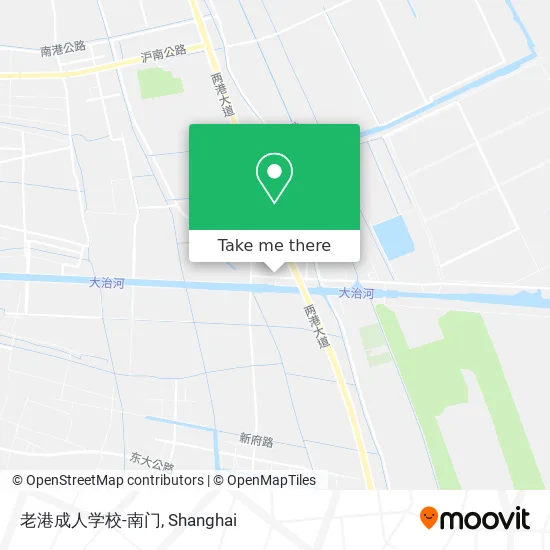老港成人学校-南门 map