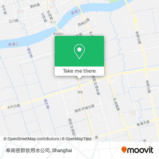 奉南密群饮用水公司 map