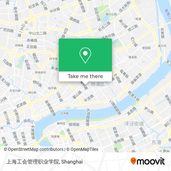 上海工会管理职业学院 map