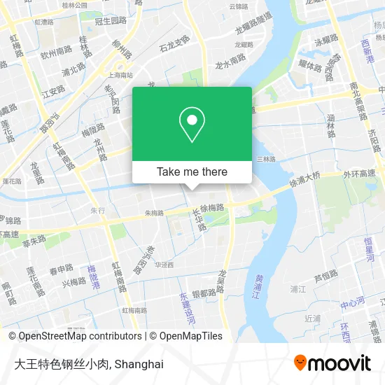 大王特色钢丝小肉 map