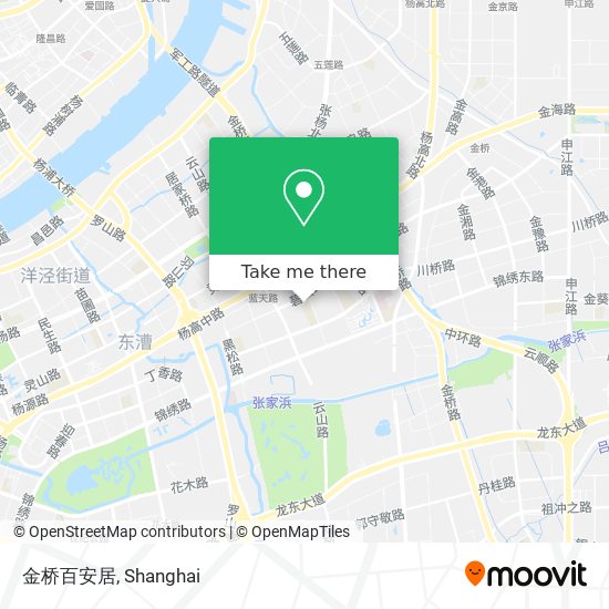 金桥百安居 map